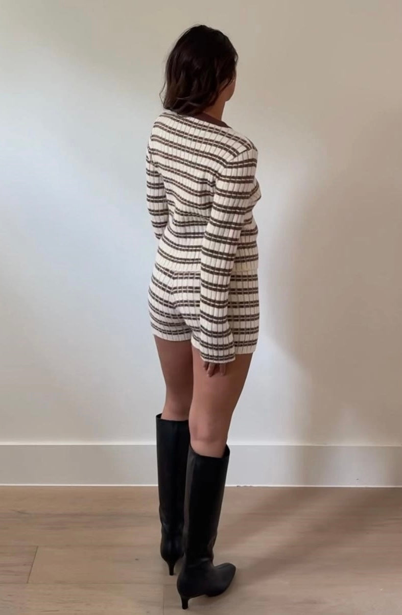 Eloise Stripe Knitted Set