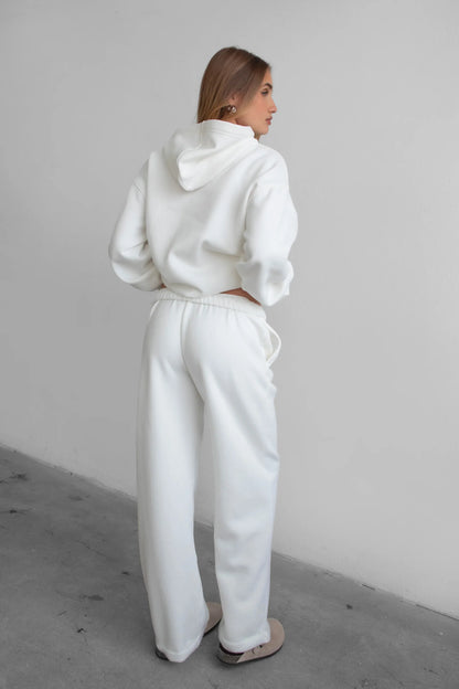 Bianca Cloud Fleece Wide Leg Sweatpants