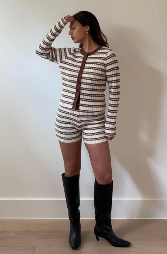 Eloise Stripe Knitted Set