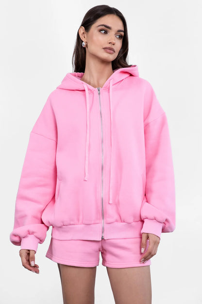 Everyday Plush Oversized Zip Up Hoodie